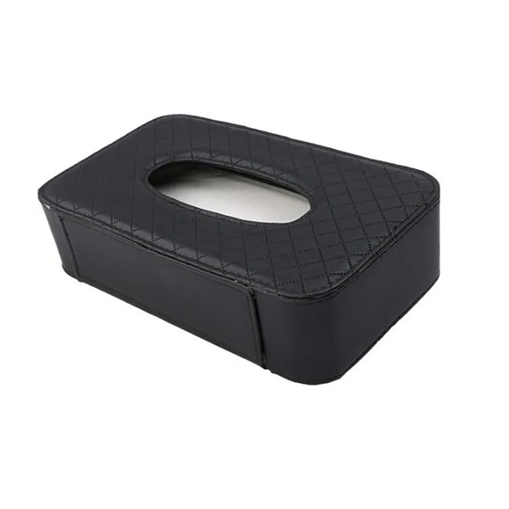 

Creative Multifunctional Car Tissue Box Leather Auto Organizer Napkin Holder Box Tissue Bag for Car Interior Accessories