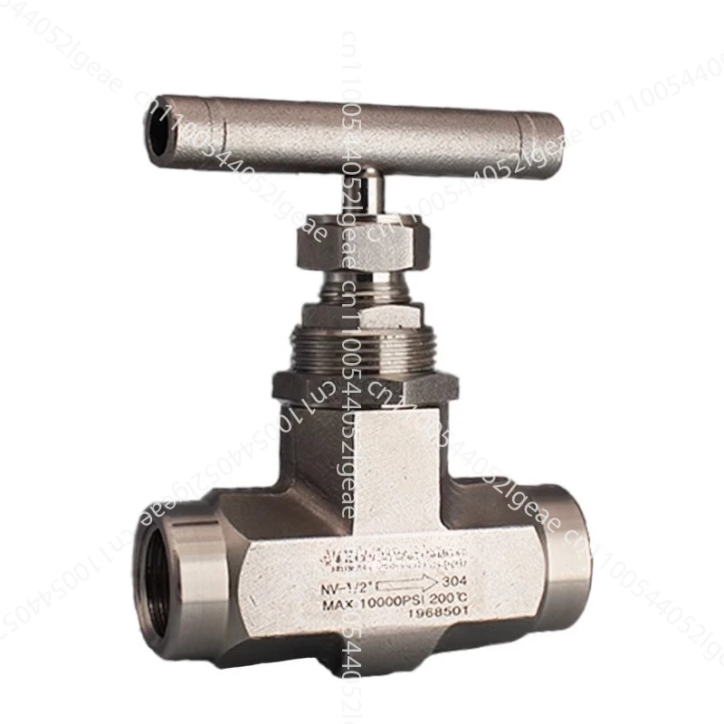 Stainless Steel Ultra-high Pressure Needle Valve 316 Forged Needle Valve Stop Valve 10000Psi Panel 70Mpa