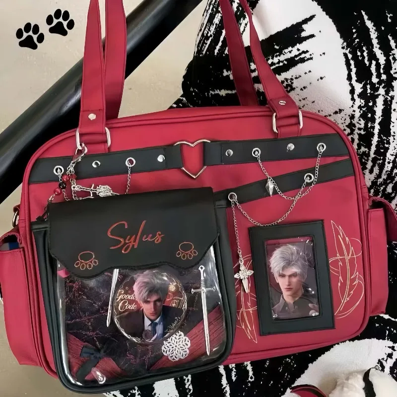 حقيبة كروس جديدة من Love and Deepspace Sylus Itabag بكتف واحد محمولة بسعة كبيرة للتنقل هدية مذهلة للفتيات
