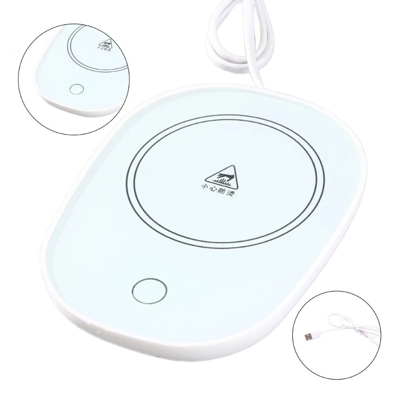다기능 USB 컵 따뜻한 절연 컵 온도 조절기 코스터 홈 오피스에 적합 일일 음료 커피 컵 난방 Dropship