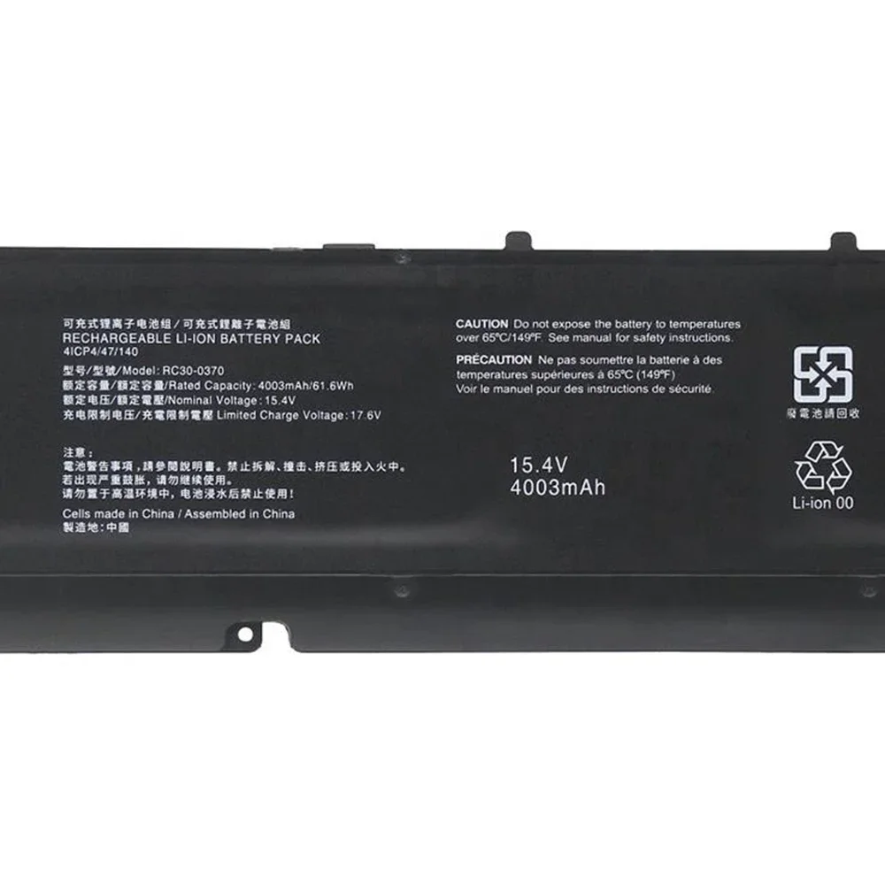 RC30-0370 15.4V 61.6Wh Original Laptop Battery for Razer Blade Ryzen 14