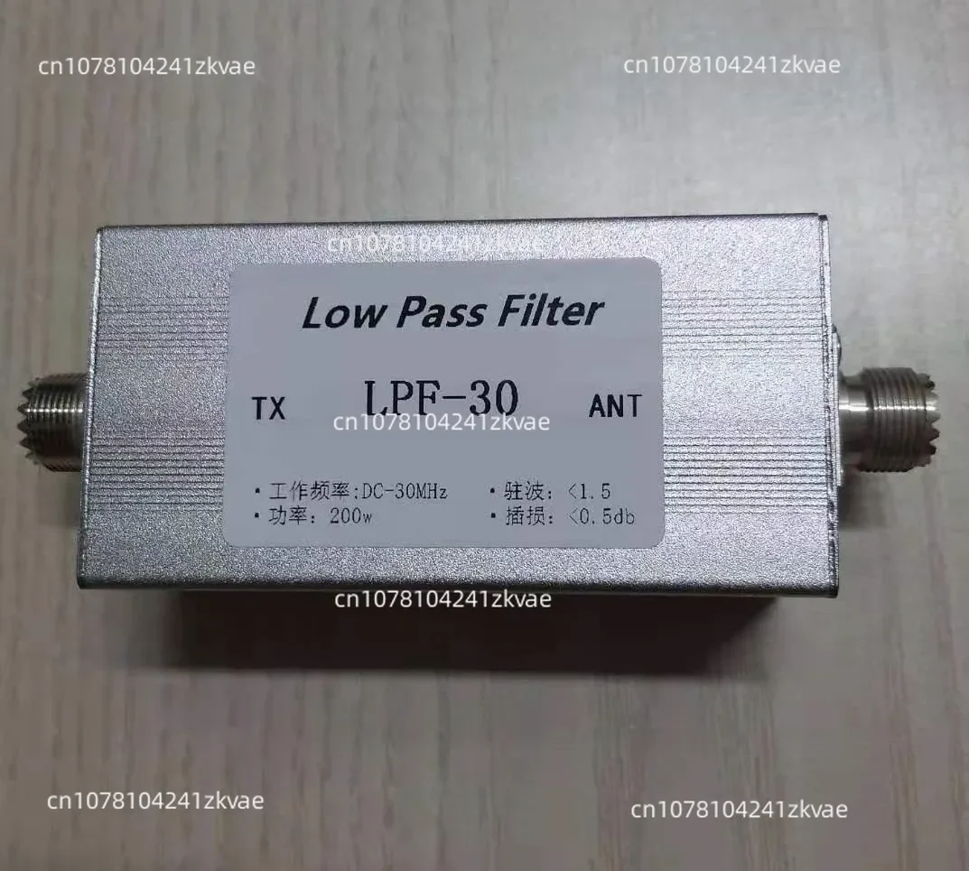 Shortwave Low-pass Filter LPF-30 DC-30MHz Low-pass Filter M Bus LPF 200W