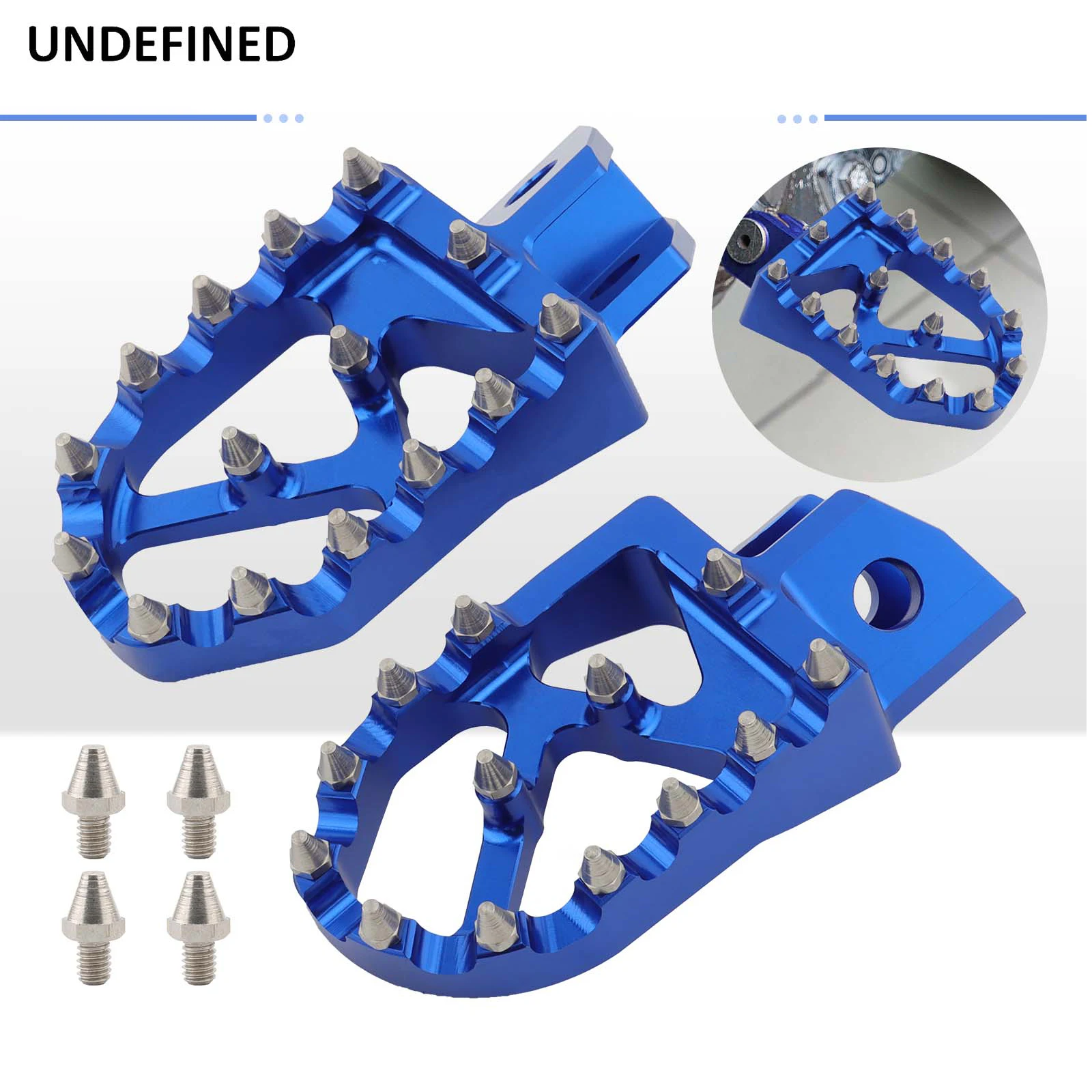 

MX Foot Pegs Footrest Foot Pedals For Yamaha YZ80 YZ125 YZ500 YZ490 WR200 WR250 WR500 TTR90 TTR110 TTR125 TTR250 XT250 Dirt Bike