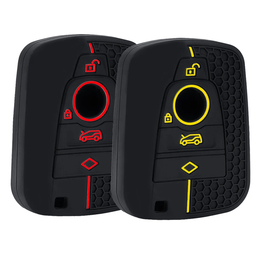 

Silicone 4 Buttons Remote Control Car Key Protective Case Cover For BMW i3 i8 Series 2014 2016 2017 Accessories Shell Box