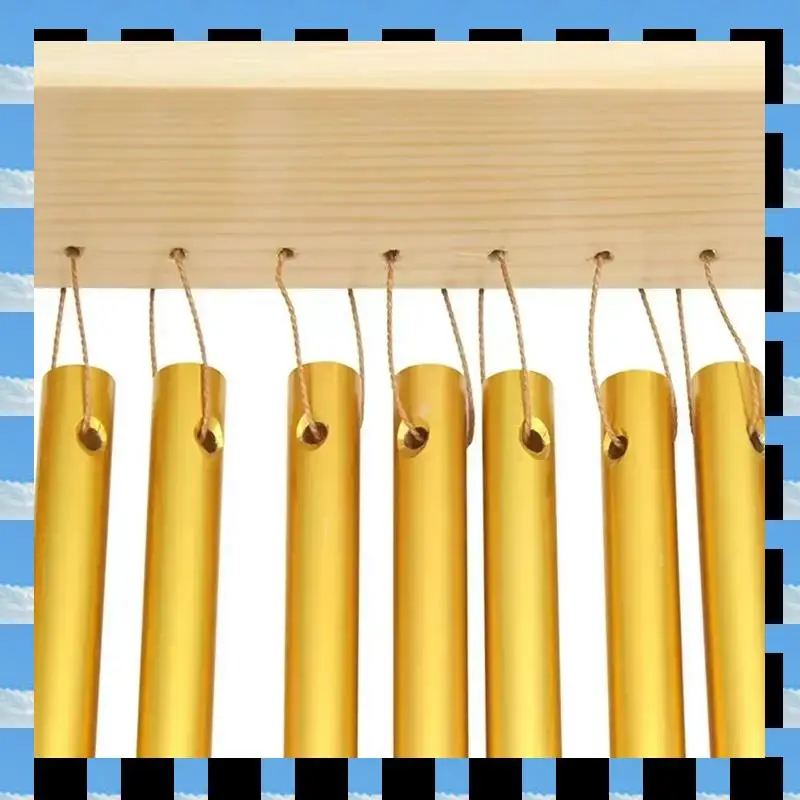 

ABME Sound Standing Wooden Frame Playing Wind Chime 20 Tone Wind Chimes With Stick Percussion Instrument Decoration