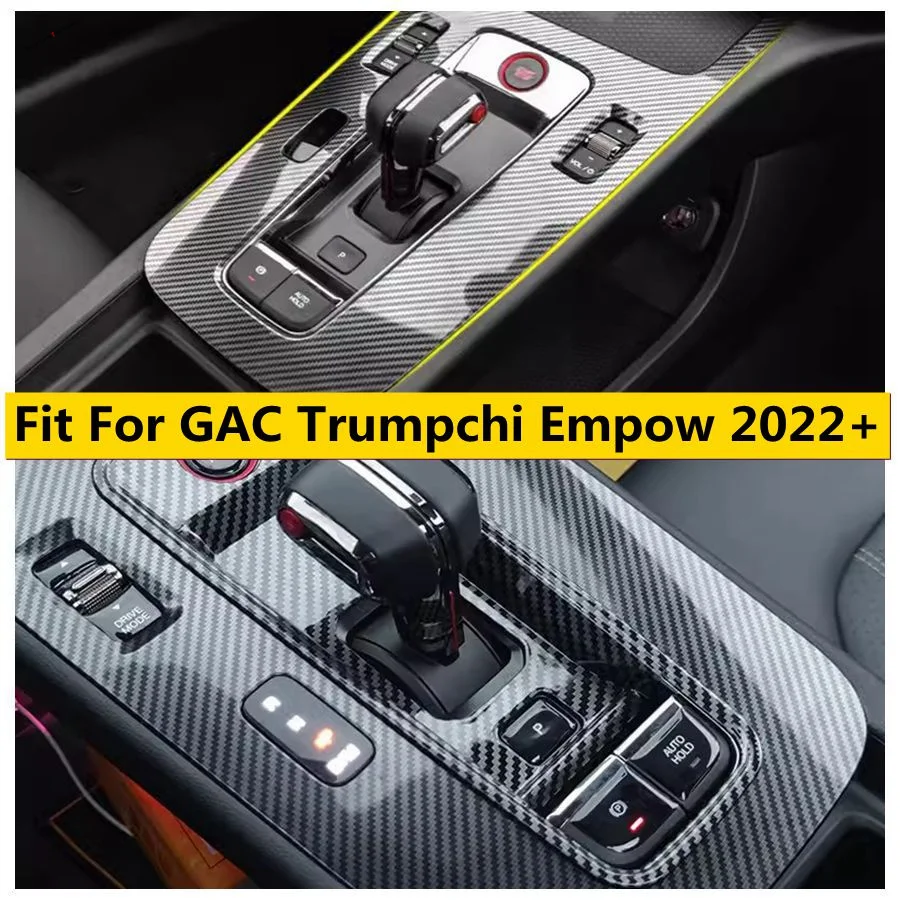 

Gear Shift Box Panel Car Internal Console Cover Trim Decor Frame Fit For GAC Trumpchi Empow 2022 2023 2024 Car Accessories