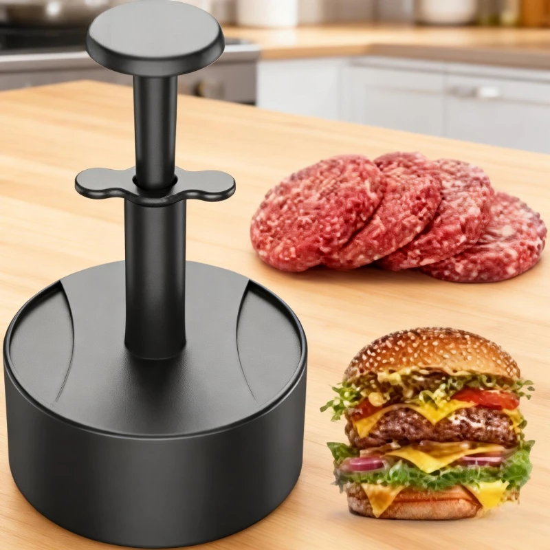 Prensa para Hamburguesas, Molde para Hamburguesas Rellenas de Carne y Vegetales, Perfecto para Barbacoa y Preparación Casera de Hamburguesas