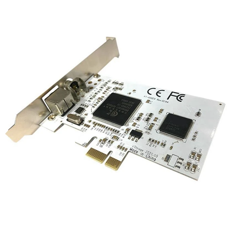 

PCIE Expansion Card PCIE to AV Surveillance HD 640X480 Resolution Video Capture Card Built-in CX23881 Chip