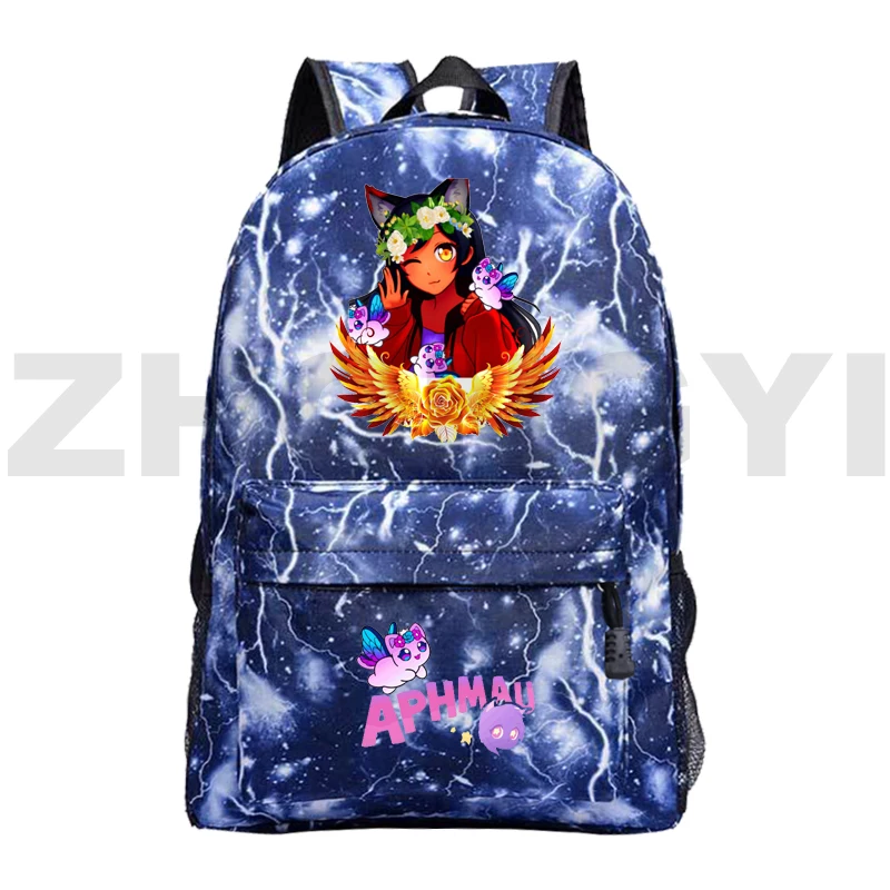 Anime Aphmau Backpack Men As A Cat Back Pack Travel Knapsack School Bags For Teenage Girls Bookbag Harajuku Cartoon Rucksack