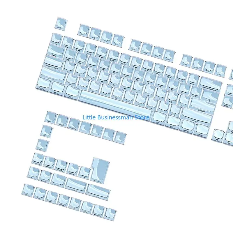 Seitlich bedrucktes Jelly-Style-Tastenkappen-Set MDA-Höhe für mechanische Tastatur-Styling M76A – Detail 10