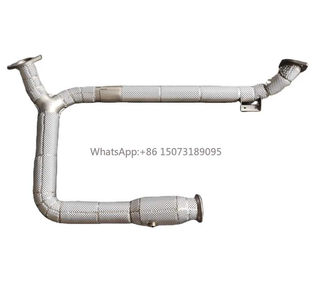 

Выхлопная труба из нержавеющей стали 304 для Porsche Cayman 718 2019-2021 2,0 т, выхлопная труба