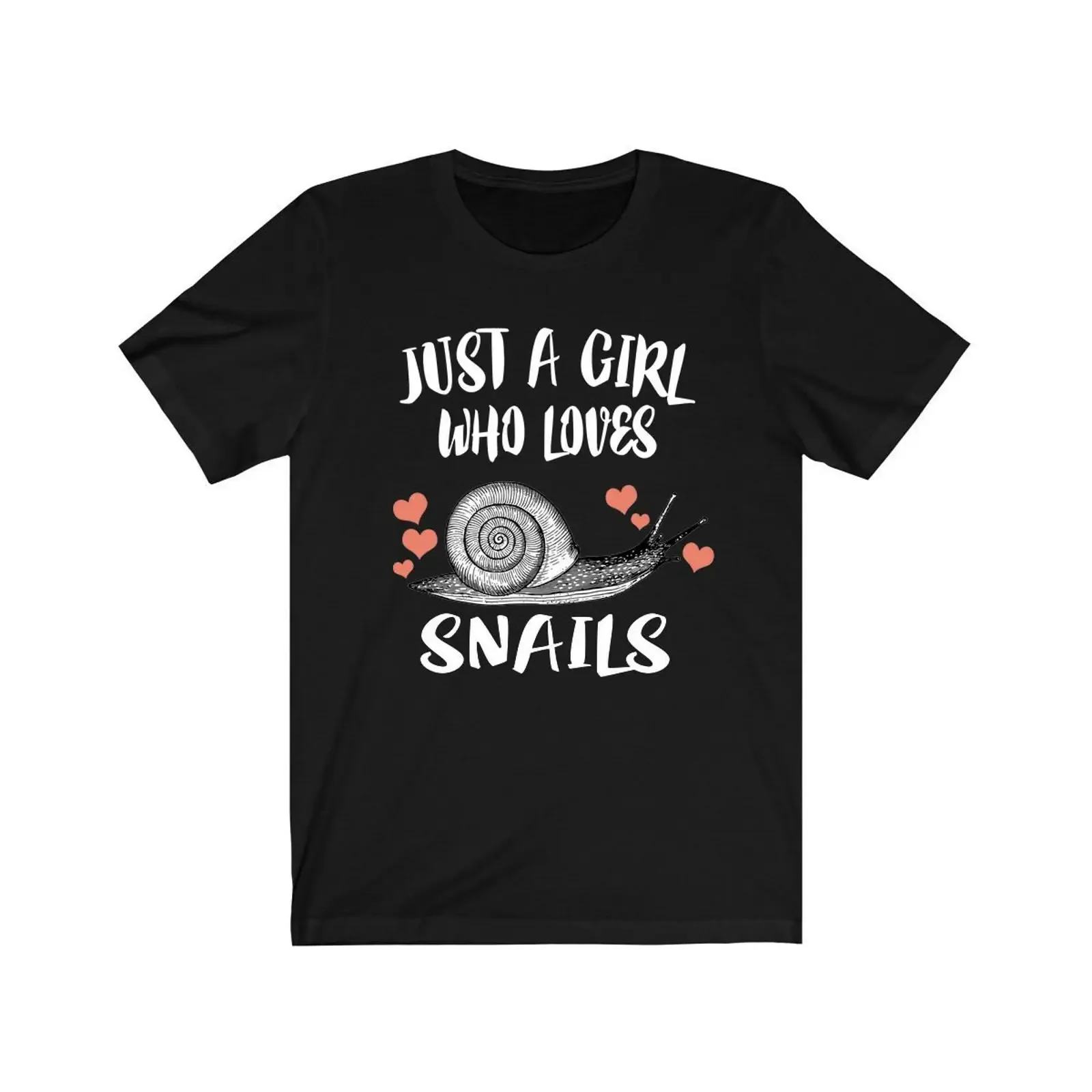 Just A Girl Who Loves Snails T Shirt Snail Lover Animal Adult Toddler Infant Kids vintage Washed Soft Top For Everyday Wear