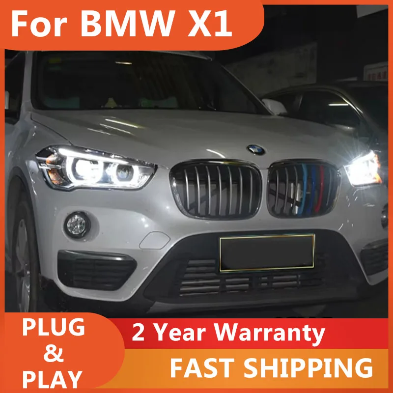 

Car Accessories for BMW X1 Headlight 2016 2017 2018 X1 Head Lamp DRL Turn Signal Low High Beam Projector Lens