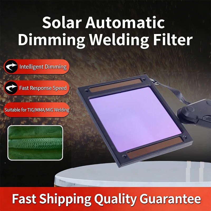 True-color automatic light-adjusting lens solar energy automatic light-adjusting welding