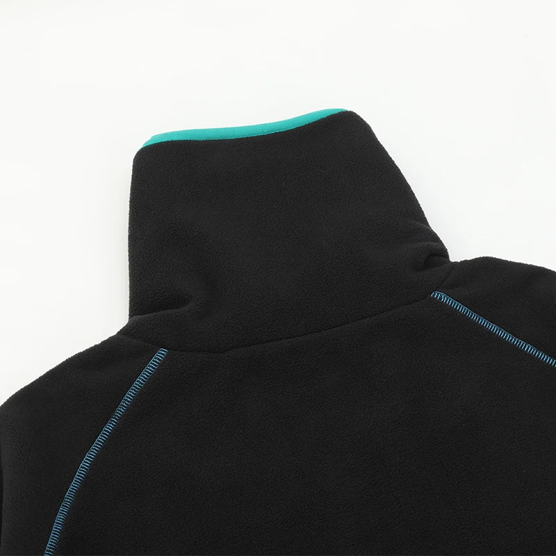 

New Faionable Men's Fce Jaet Hoodie Outerwear Floed Jaet Casual Loose Fit Spring Polyester Fiber