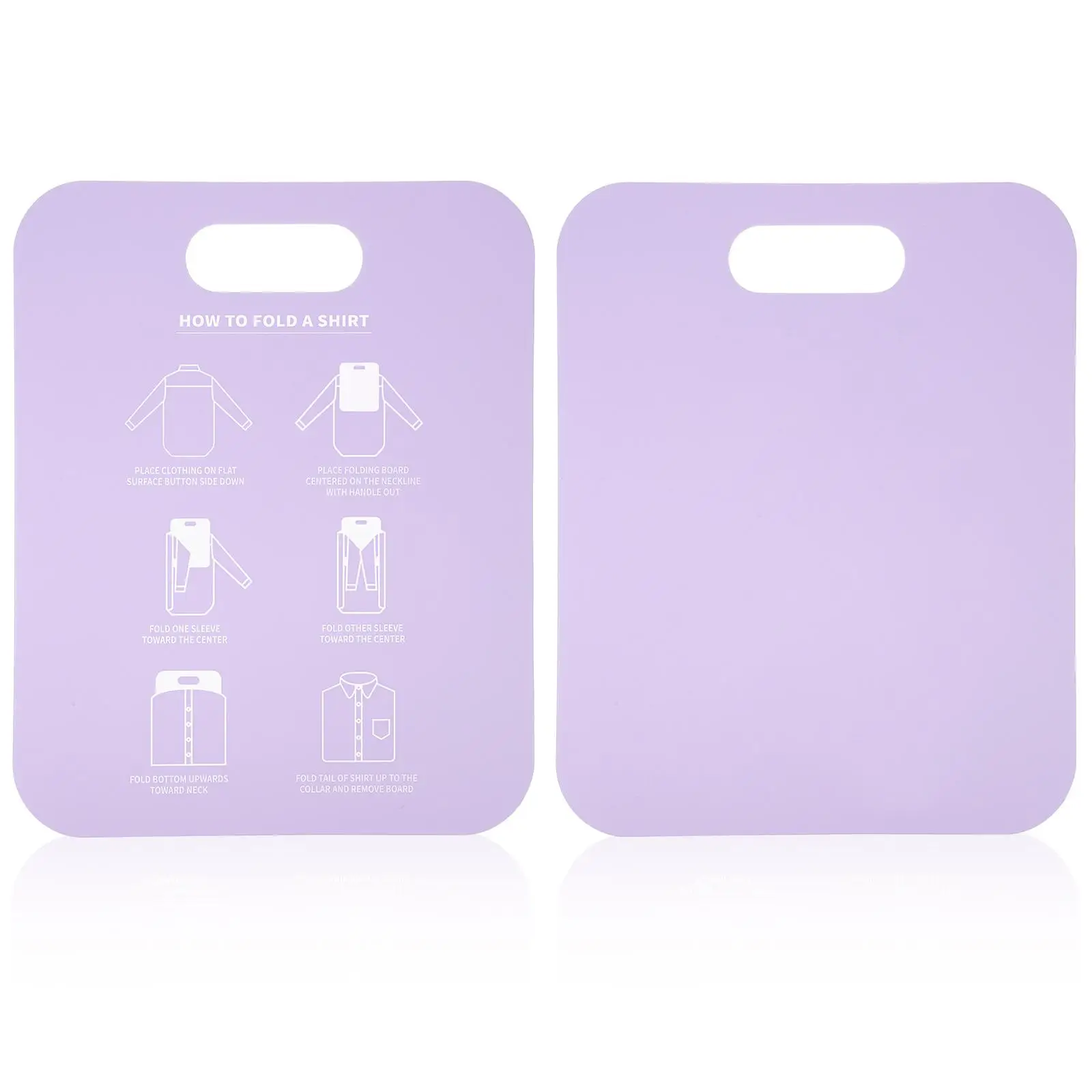 

2Pcs Shirt Folding Board Tshirt Cardboard Clothes Organizer Collar Lining Travel Laundry Accessories Folded Neatly Durability