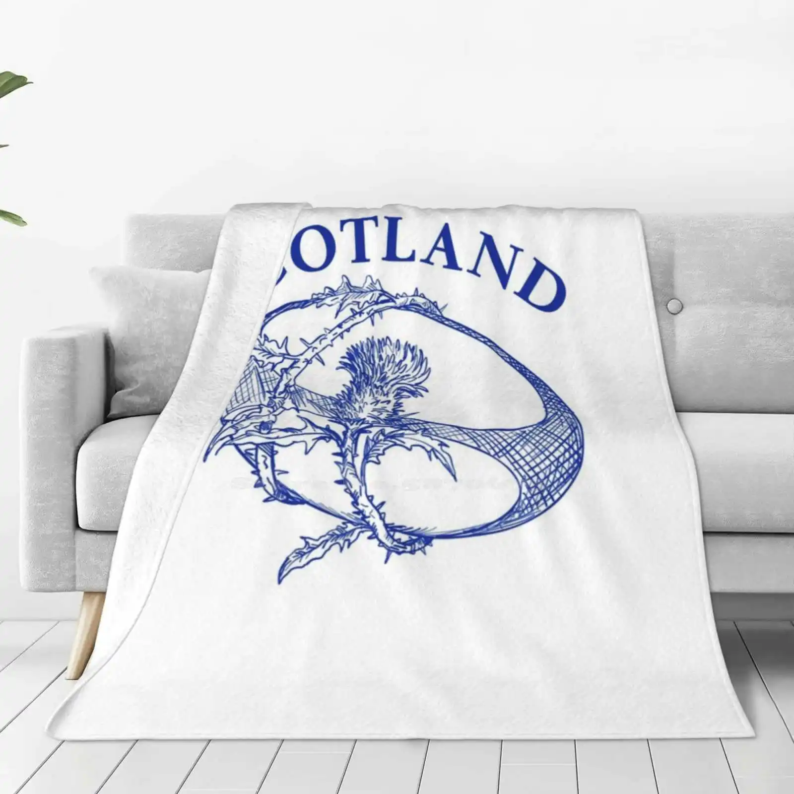 Scotland Rugby Low Price New Print Novelty Fashion Soft Warm Blanket Scotland Rugby Rugby Scottish Rugby Rugby Scotland Thistle