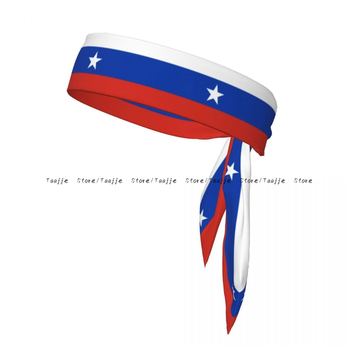Tie Headbands Flag Of Chile Sports Head Band Athletic Sweatband Bandana Sweat Wicking