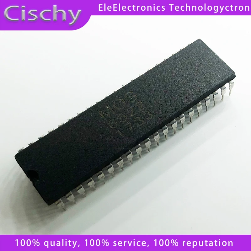 1pcs MOS6522 MOS-6522 = SY6522 6522 DIP-40 In Stock