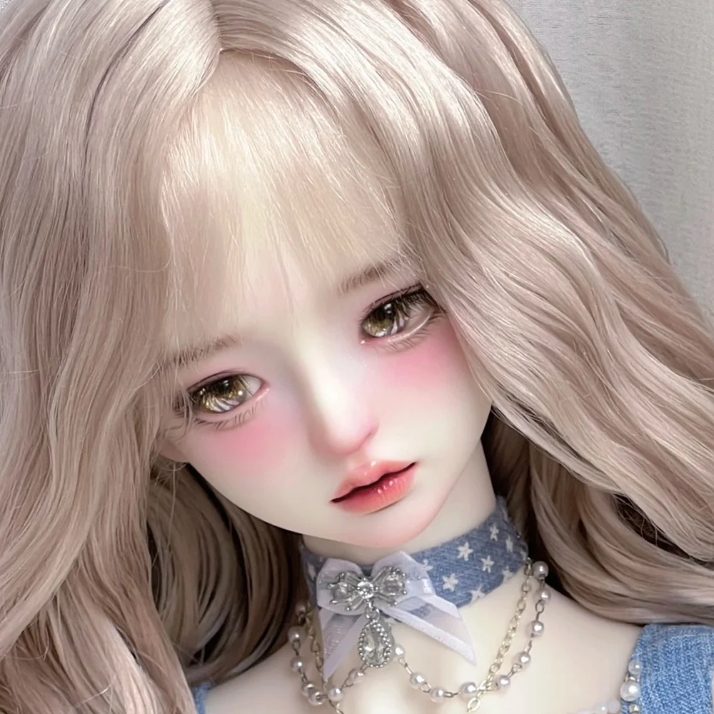 1/3 BJD Doll Head Girl Resin Material DIY Doll Head No Makeup Head For 1/3 BJD Doll Body