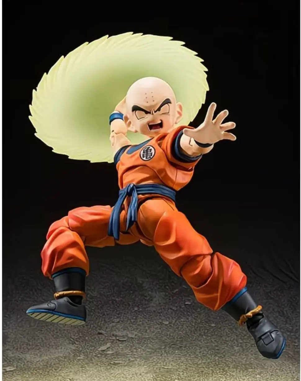 100% Original Sh Figuarts Shf Dragon Ball Krillin 2.0 Stronger Man of The Earth Action Figure Model Anime Toys FigureGift Figure view 6