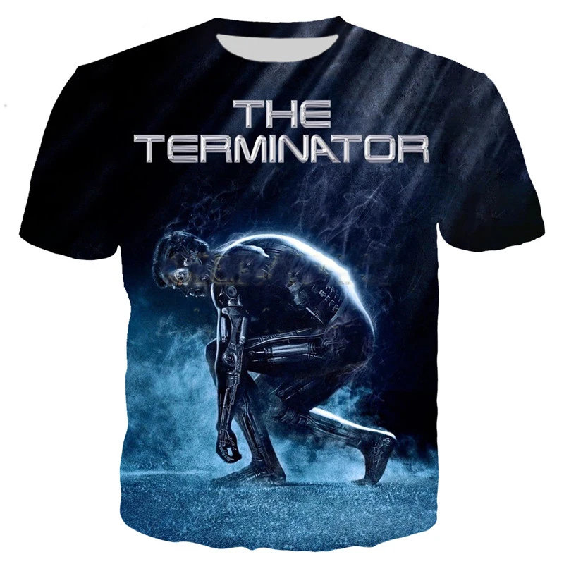 Terminator Movie 3D Print T-Shirts New Men's Women O-Neck Short Sleeve T Shirt Oversized Tees Harajuku Tops Man Street Clothing