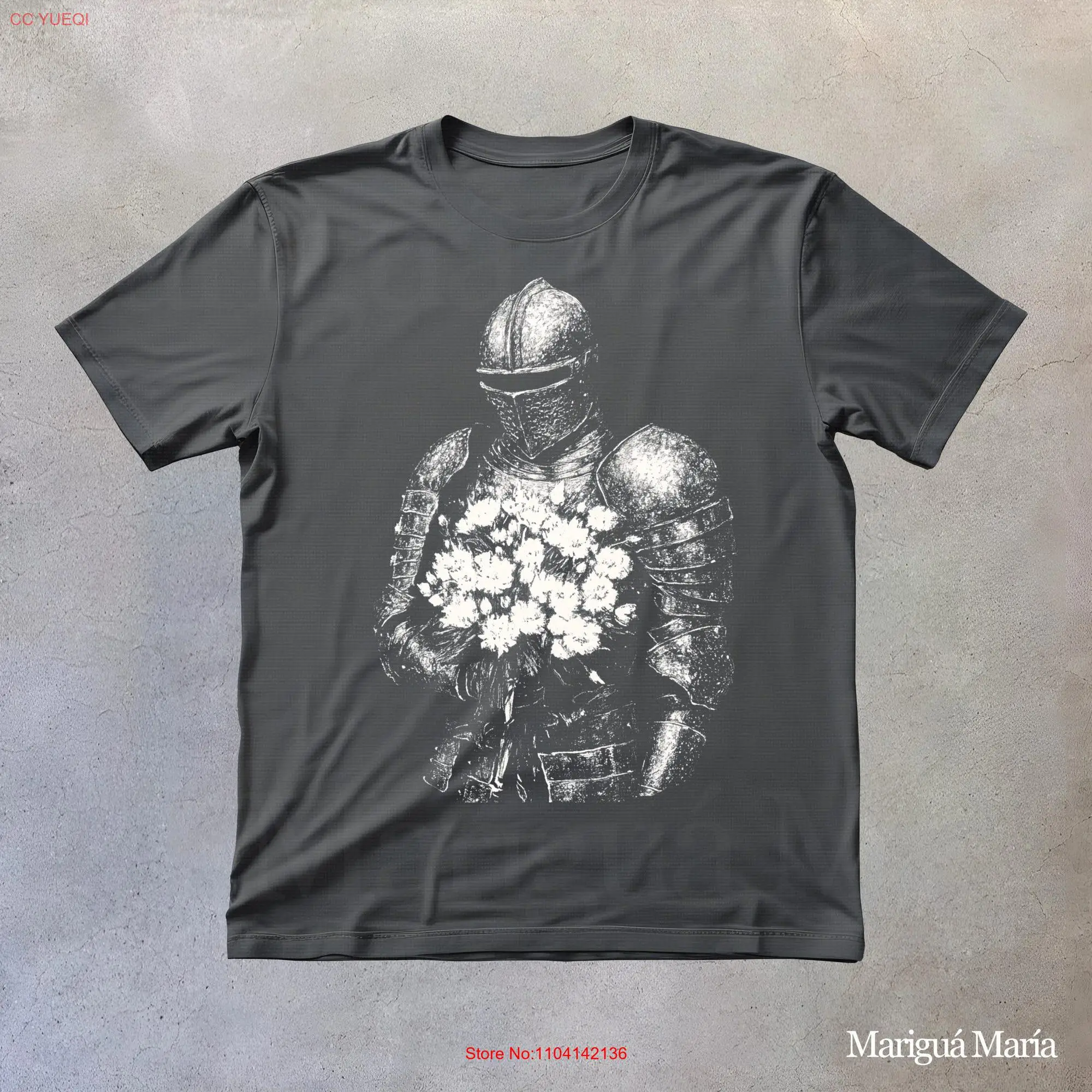 Flower Armor T Shirt long or short sleeves