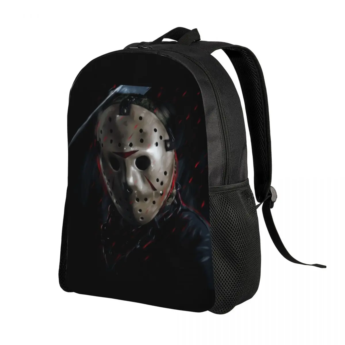 Horror Movie Character Murderers Travel Backpack Men Women School Computer Bookbag Halloween Film College Student Daypack Bags