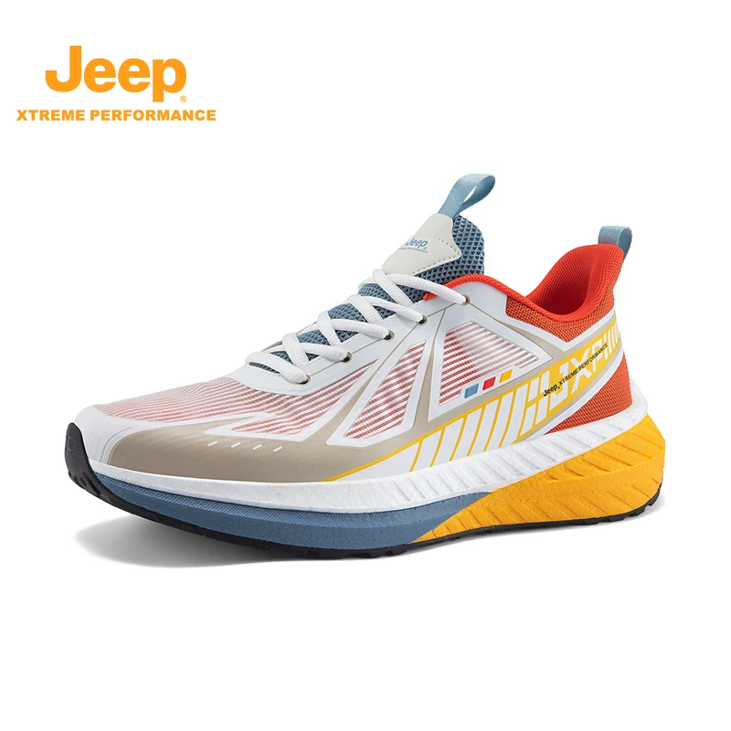 

Мужские кроссовки Jeep: дышащие, с толстой подошвой, амортизирующие, повседневные