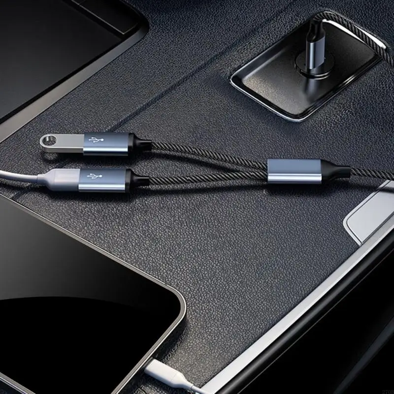 كابل USB C المتوسع 2/3 منفذ ألومنيوم محول مزامنة البيانات لطابعات لوحات المفاتيح