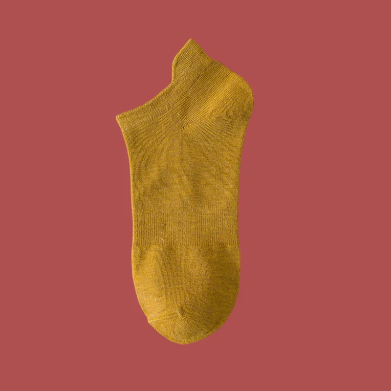 Chaussettes basses fines et respirantes pour hommes, bas monochromes, absorbant la transpiration, coton, bouche peu profonde, document, été, 2/5 paires