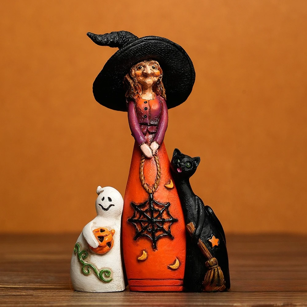 

New Creative Personalized Crafts Halloween Three Musketeers Home Decoration Resin Statues Desktop Decoration Ornaments