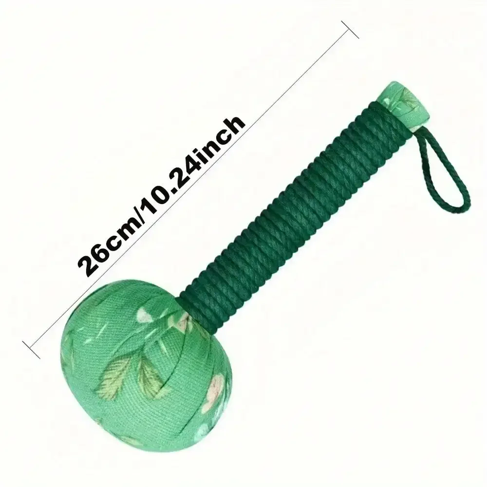 Manual Massage Hammer Mugwort Massage Hammer, Handheld Body Percussion Tool for Back Neck Shoulder Leg Muscle Relief 26cm