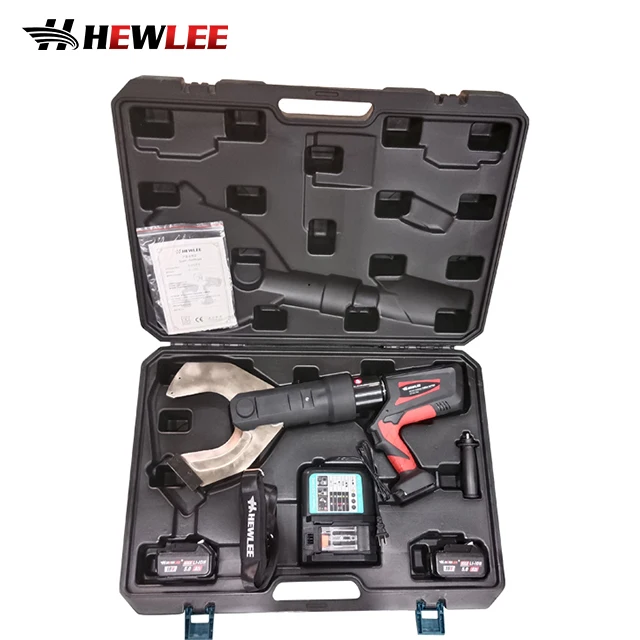 HEWLEE HL-120B Battery Powered Cable Cutter For Cu Al Cable Electric Hydraulic Cutter Cable Large Steel Cordless Cutters