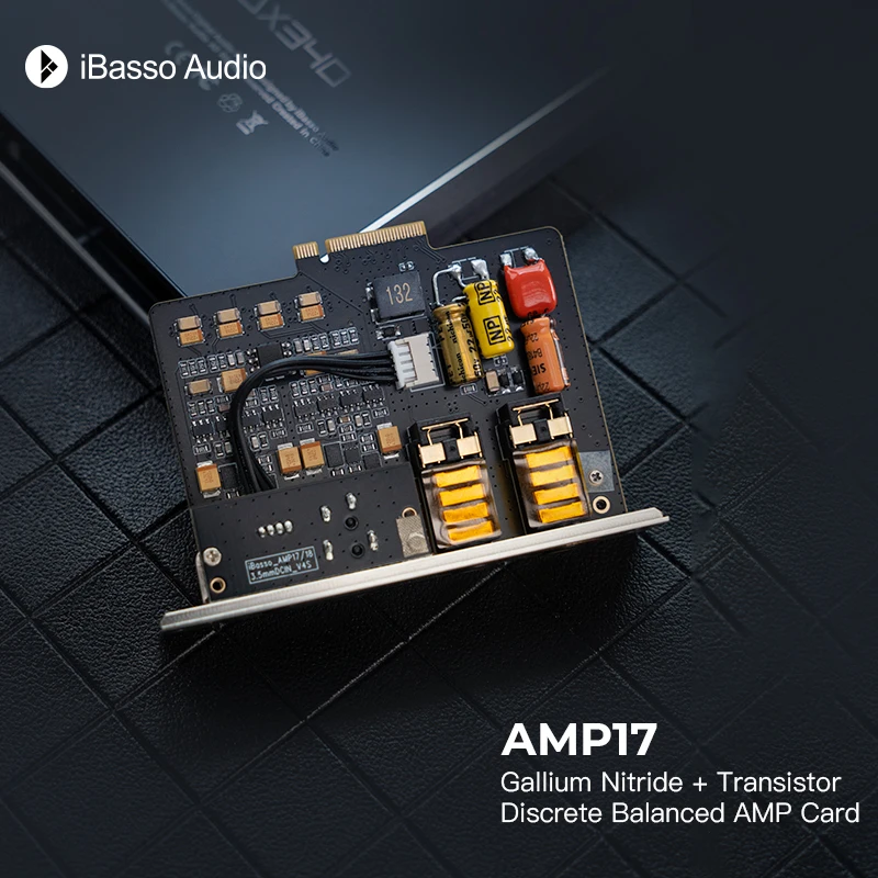 

Ламповый ушной усилитель iBasso AMP17, желтый транзистор из нитрида галлия, подходит для MP3-плеера iBasso DX340