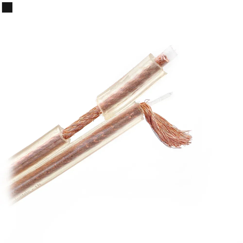 USA Original Monster XPMS Speaker Cable, 2*12AWG OFC Copper High Performance Cable with Clear Jacket, Advanced Speakon Connector