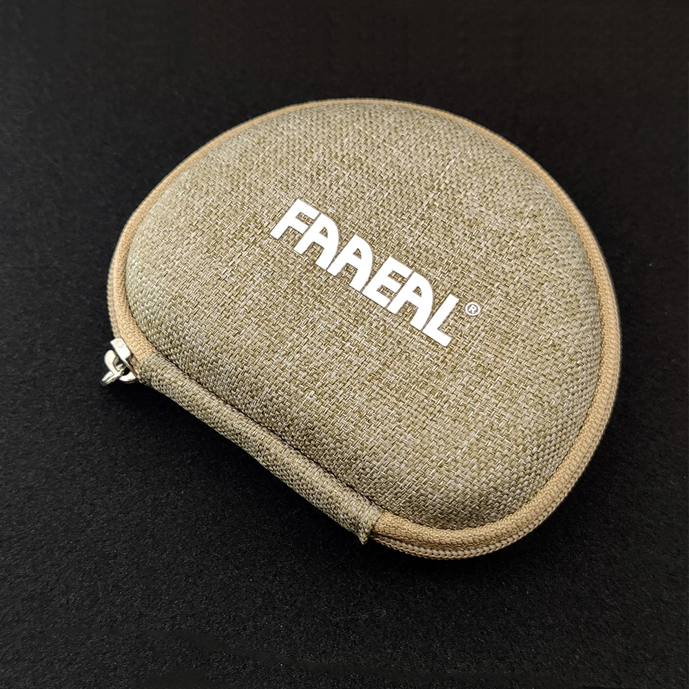 FAAEAL Earphone Box Mini Storage Bag Pouch Portable Hard Case Zipper Earbuds Hold Container For KZ TRN Headphone TF Card Cable