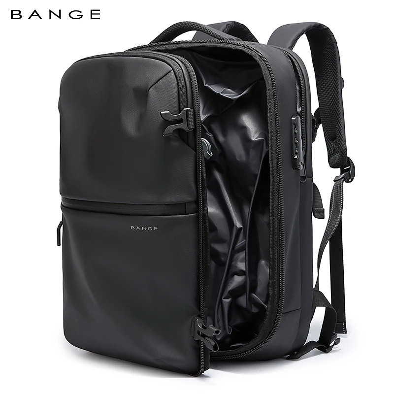 BANGE Anti-Theft Men Travel Backpack Vacuum Compression 15.6 inch Laptop Backpack For Business School Bag Pack Hiking Backpacks