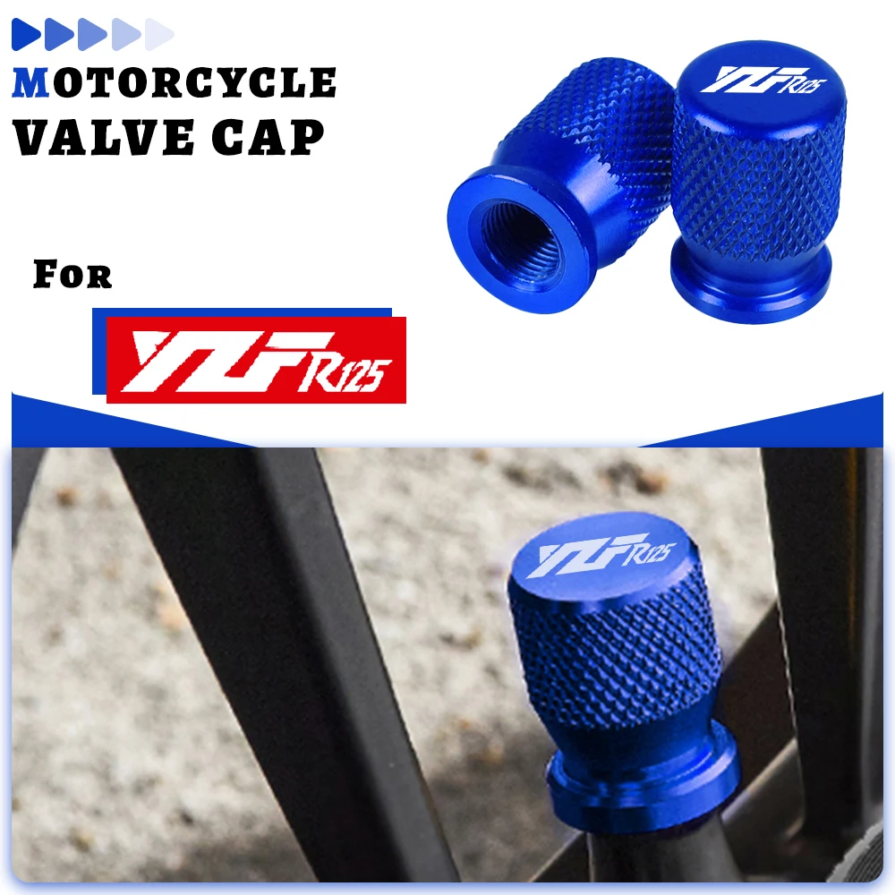 

Motorcycle Accessories FOR YAMAHA YZFR125 YZF-R125 2025 2024 2023 2022 All YearsTire Valve Air Port Cover Caps CNC YZF R125