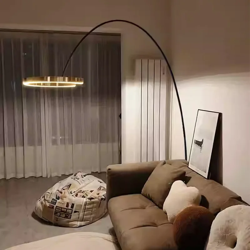 

Modern Arc Floor Lamp, LED Contemporary Standing Light for Restaurant, Study, Lobby & Model Apartment Lights & Lighting JT40