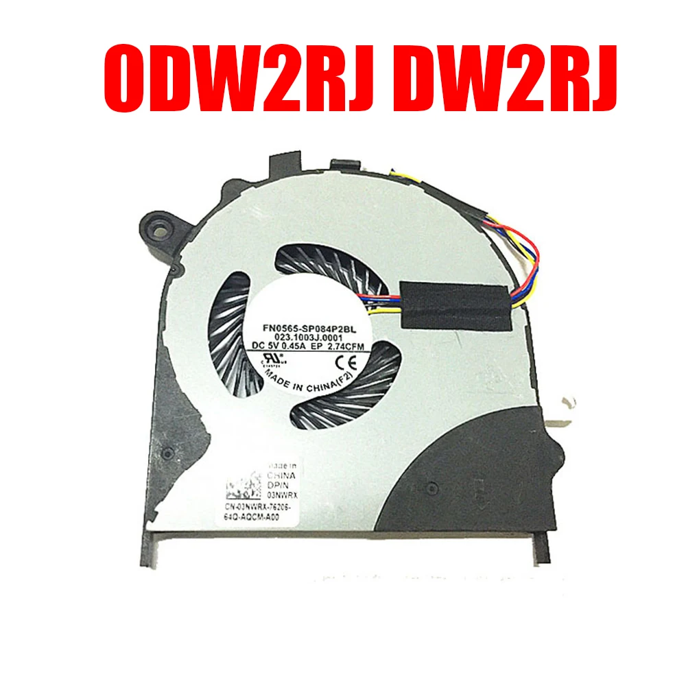 

0DW2RJ DW2RJ Laptop CPU Fan For DELL For Inspiron 13 7347 7348 FN0565-SP084P2AL 023.1001P.0001 DC5V 0.45A New