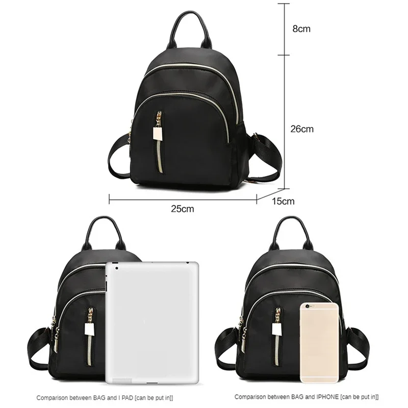 2024 New Designer Fashion Women Backpack Mini Soft Touch Multi-Function Small Backpack Female Ladies Shoulder Bag Girl Purse