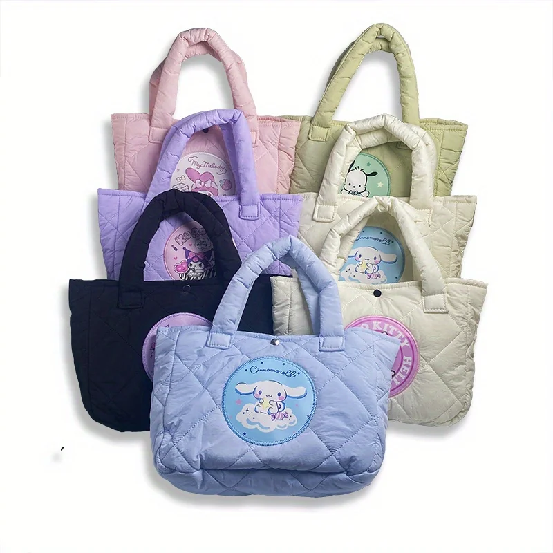 

1 pcs HELLO KITTY, KUROMI, My Melody, Cinnamoroll, Pochacco Cute Cartoon Handbag Student Handbag Women's Shoulder Bag