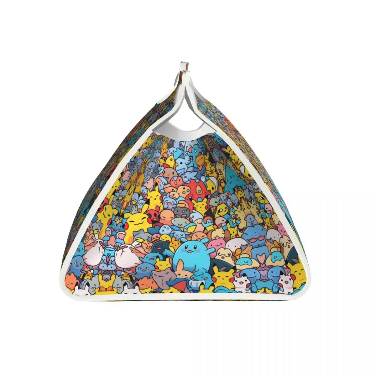 Custom Bikachus Facial Tissue Box Cover Rectangular Series Video Games PU Leather Tissue Box Holder for Car Bathroom