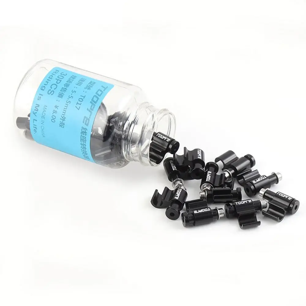 

Oil Tube Adapter Clip Cable Guide Over Line Clamp Conversion Clip Brake Pipe Tubing Alignment Oil Tube Fixed Bike Cable Grip