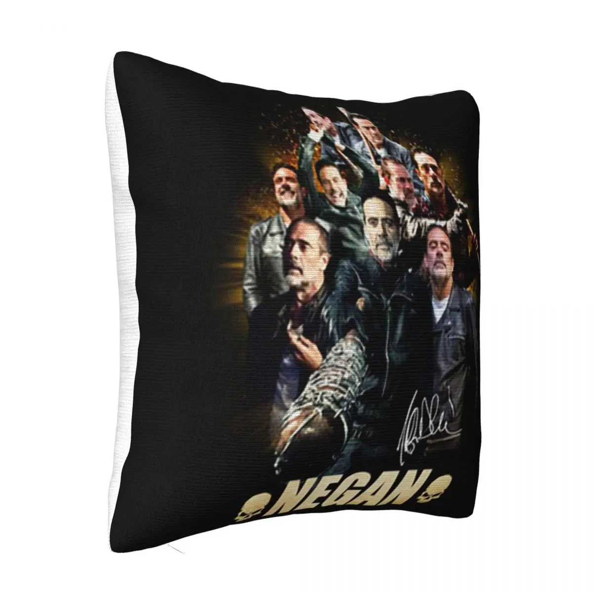 Negan Signature The Walking Dead Women Men Splicing Design Slim Fit Female Autumn Swag Homme Pillow Case