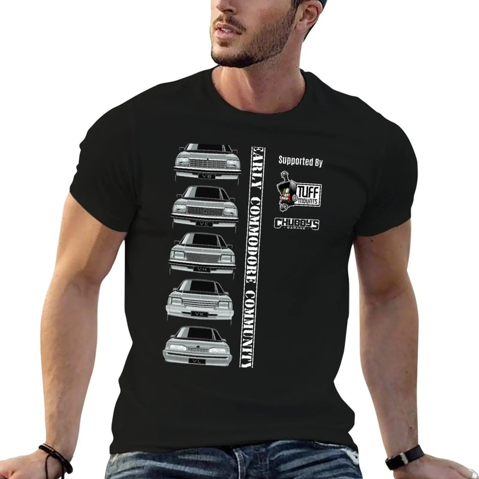 

ECC VB to VL White Text T-Shirt t shirt man cotton graphic t shirts for man T-Shirt