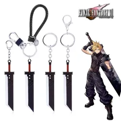 Final Fantasy Remake Sword Keychain Cloud Strife Buster Key Chains KeyRing Game Souvenir Accessories Car llaveros chaveiro Gift