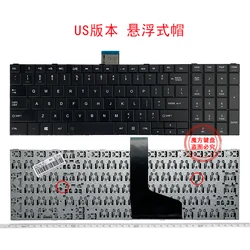 US Laptop Keyboard for TOSHIBA C50 C50D C50-A/A506 C50D-A C55 C55T C55D C55-A C55D-A s50 s55 L70 L75 C70 C75 L50-A M50-A M50D-A