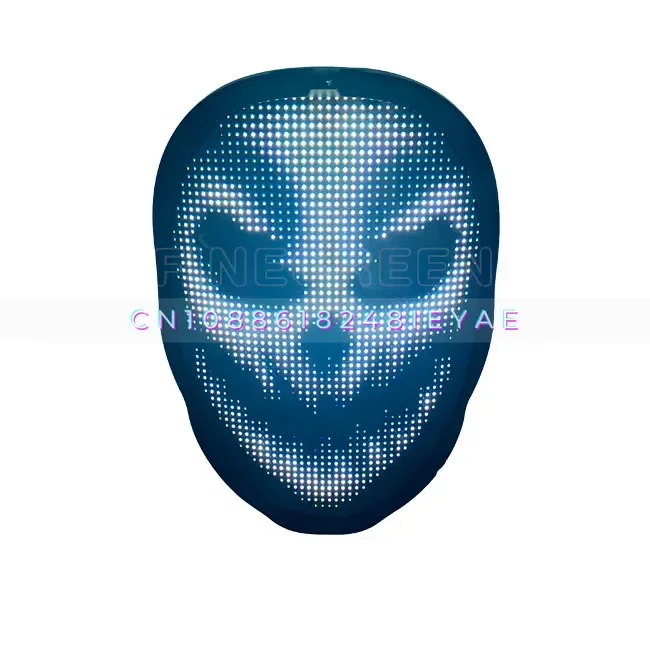Finegreen Lighting Wholesale Christmas Halloween Party Fashion App Control Led Programmable Message Displayed Face